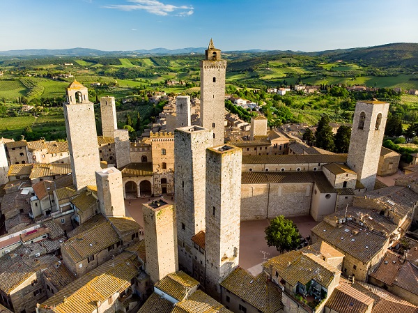 San Gimignano og vinsmaking